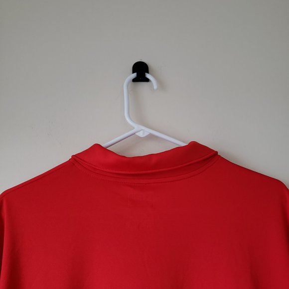 Wisconsin Badgers Polo Shirt Men's Size XL Box Seat Red White NCAA NWT - Picture 6 of 12